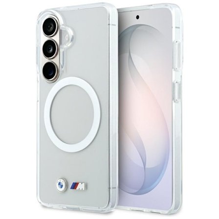 BMW IML støtsikkert MagSafe-etui med metallogo for Samsung Galaxy S26 - gjennomsiktig