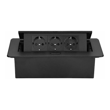 Skjult Pop-Up Stikkontakt For Innebygd Kontor, Benkeplate, Ny Lo-Ron Pop-Up Strømskinne Brannsikker Ytre Skall, Dobbel Vanntett, Støvtett, Og