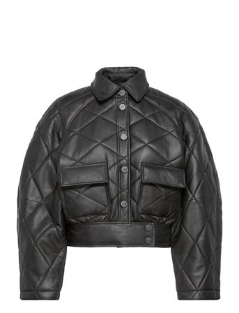 Gena Jacket Leather Black REMAIN Birger Christensen