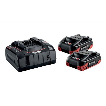 Batteri för Metabo maskinverktyg - 685306000 - BATTERIER 18 V 4,0 Ah LIHD XTREME2 delar + LADDNINGSSTATION ASC 290