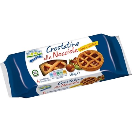 Happy Farm Crostata Nocciola Senza Glutine 180g