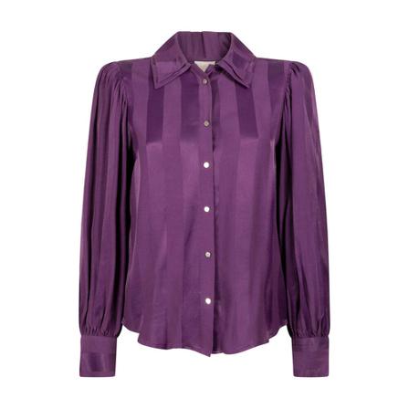 Aaiko Shirt , Paars , Dames , Maat: M