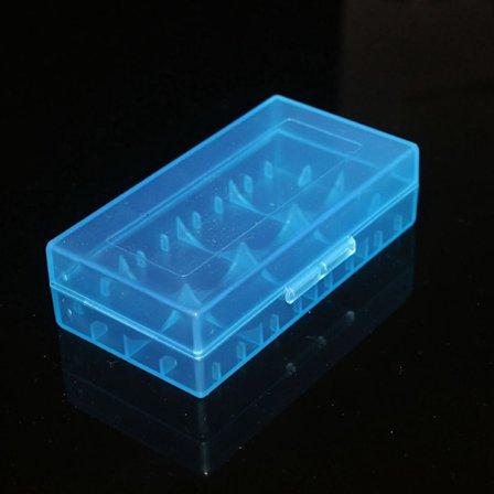 Case 18650 Akkukotelo SININEN