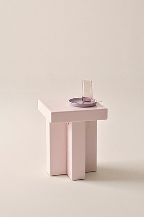 Jotex - Beistelltisch 40 x 40 Cm Rosa - CROZZ - Kaufe Beistell- und Ablagetische bei Jotex