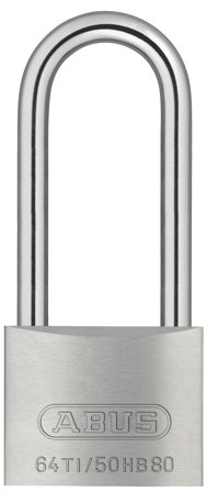 ABUS 64TI/50HB80 Hengelås 80 mm høy bøyle, Dør- & vindusbeslag