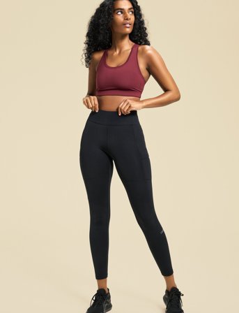 Casall Warm Tights - Black - 42