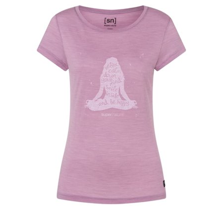 Super.natural Women's Calm Down Tee Women short-sleeved sweaters Pink