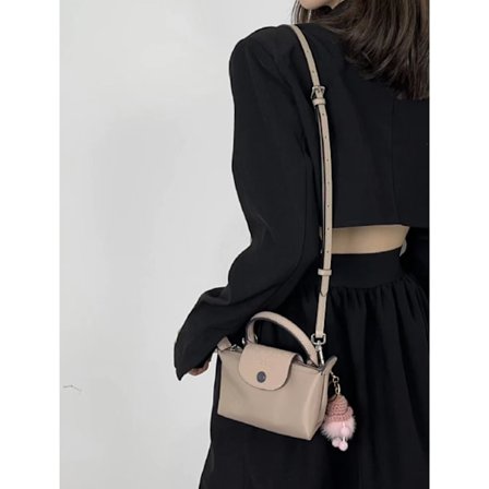 Longchamp Mini Dumpling Veske Crossbody Håndveske Dameveske Mini Liten med Skulderrem