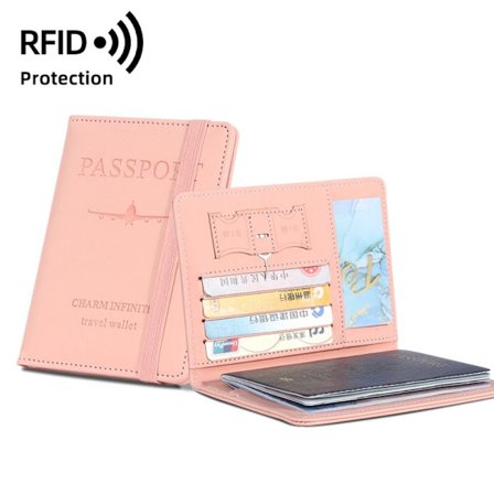 RFID Passport Cove Passport Protector ROSA