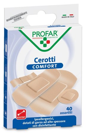 Cerotto Comfort Assortiti 40 Pezzi Profar
