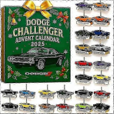 2025 Julekalender Dekoration, en Fuld Stil Akryl 2D Design