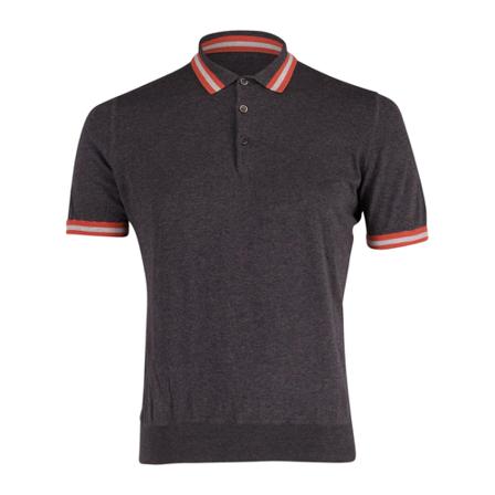 Brunello Cucinelli Short Sleeve Shirts Grå, Herre Vintage Overdele, Størrelse: M