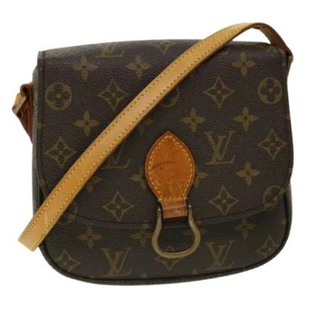 Louis Vuitton Vintage, Pre-owned Canvas louis-vuitton-bags Bruin, Dames, Maat:ONE Size