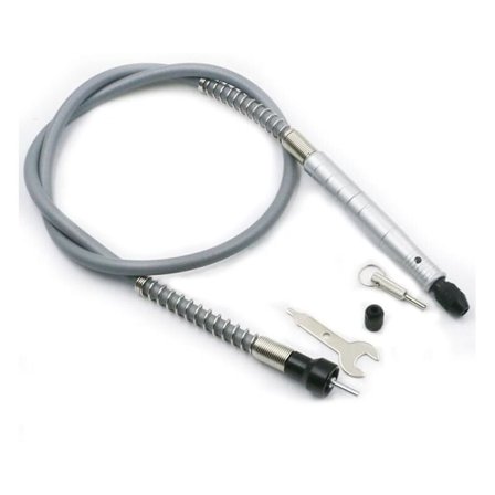 Fleksibel Aksel, Fleksibel Aksel Drill Aksel 3.2mm / 1/8" for Forlengelse og Rekkevidde Lengde Akseladapter for Roterende Multiverktøy