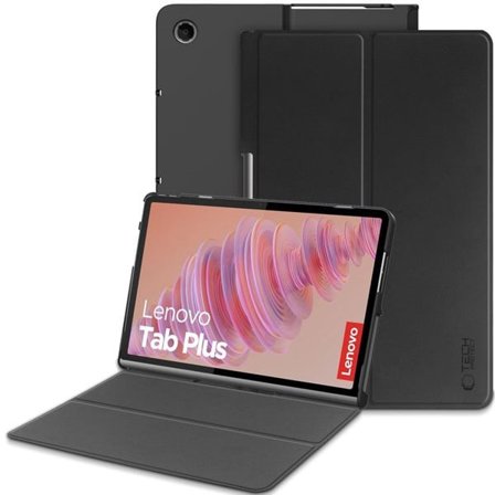 Tech-Protect SmartCase til Lenovo TAB PLUS - Sort