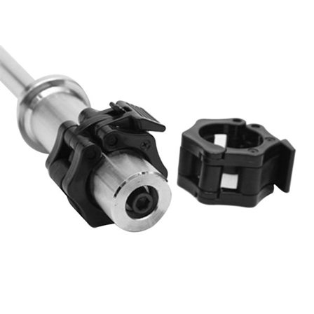 2 stk Vektstangsklemmer Jern Rask Utgivelse Hantel Lås Vektklemmer Vektstang Krage for Trening Svart