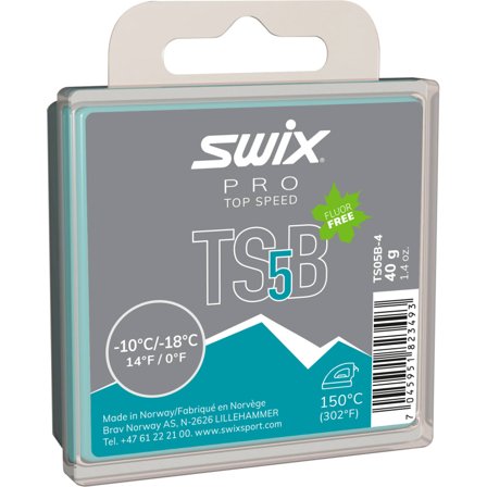 Swix TS5 Black -10 °c/-18°c ski wax ONESIZE