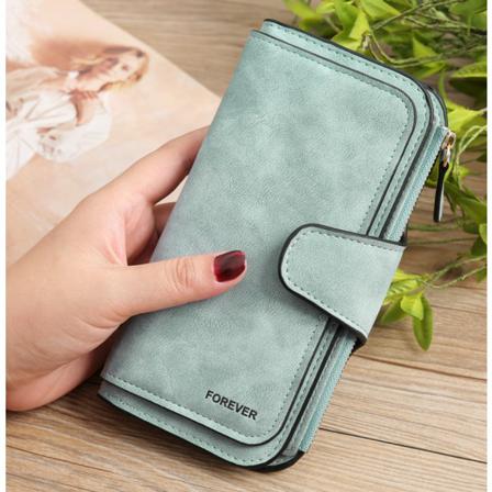 Frostad Myntväska Pu-läderkoppling Green