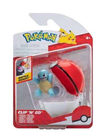Proxy | Pokemon Clip N Go Squirtle With Poke Ball | ONE SIZE