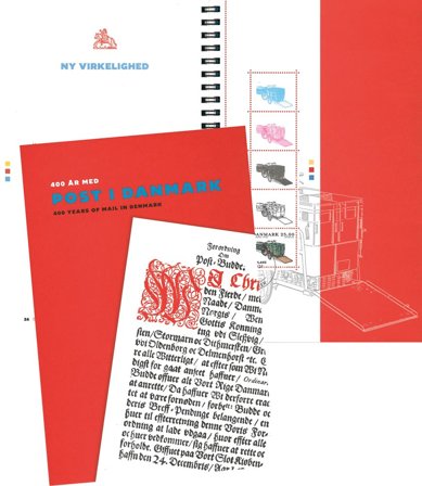 Danmark - 400 år med post i Danmark - Stemplet prestigehæfte