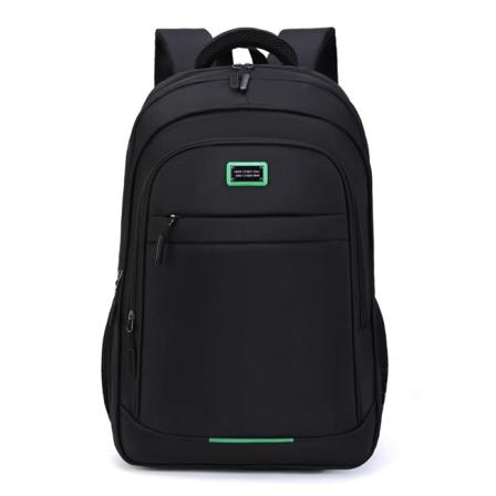 Reppu, suuri kapasiteetti vapaa-ajan matkailun liiketietokonelaukku Yliopiston opiskelijalaukku Green Color label 21 inches