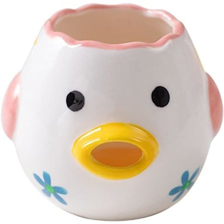 Keramisk æggeseparator Tegneserie æggeseparator Mini æggehvide blomme Separa