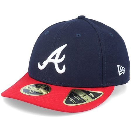 New Era - MLB Ble fitted Czapka Z Daszkiem - Atlanta Braves Atlanta Braves Game Authentic Collection Low Profile 59fifty @ Hatstore