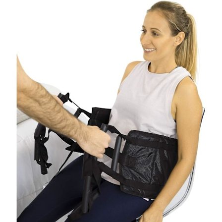 Transfersele - Polstret bælte - Robust patientløft med stropper - Stå- og løftehjælpemiddel til handicappede, ældre og tilskadekomne