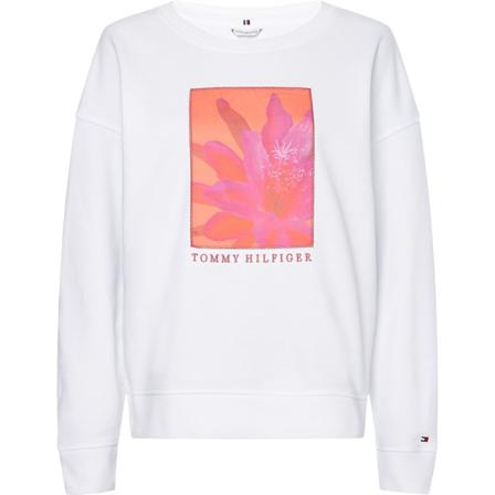 Sweatshirts Tommy Hilfiger Ww0ww33496ycf Vit 158 - 162 Cm/xs