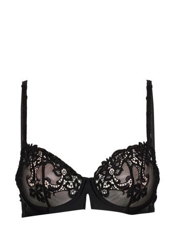Saga 15C Lingerie Bras & Tops Balc Tte Bras Musta Sim Pérèle