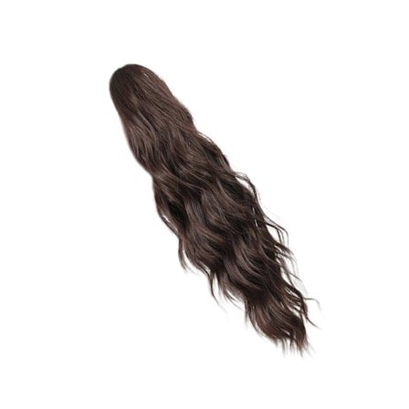 Tyttöjen hiuslisäke Pitkät hiustenpidennykset Valokuvarekvisiitta Rento poninhäntä Nutturat Poninhäntä Hiuspidennykset Klipsi[HK]