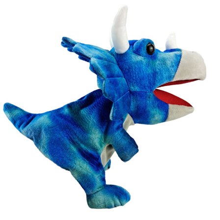 Dinosaur Hånddukke Pterodactyl Dukke Plysj Hansker Interaktivt Læringsleketøy Dyr Plysj Dukke Late-Pretend Fortelling Rekvisitt (FMY)