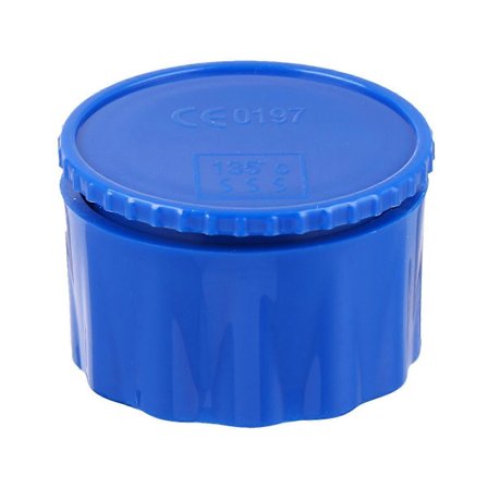 Autoklaverbar Endo-stativ, rund holder for rengjøring av filborer med svamp (Blå)