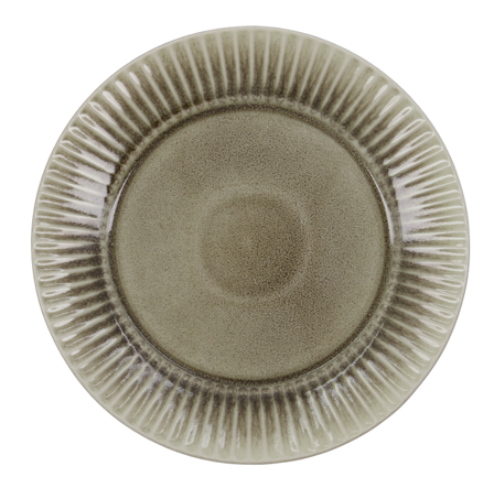 House Doctor Pleat Middagstallerken Grå-Brun Ø27