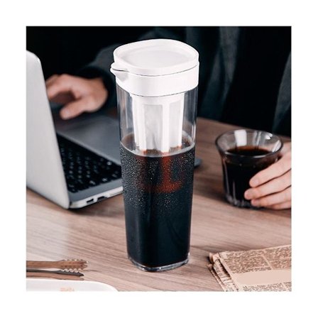 Högkapacitets Isbryggare Kaffe Kanne Kallt Kaffe Kanne Tekanna Tekanna Filter