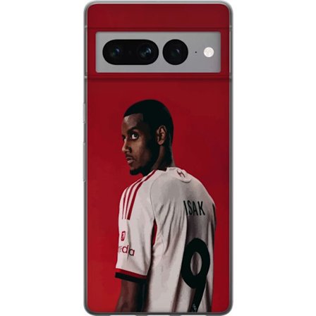 Kompatibelt Mobildeksel til Google Pixel 7 Pro Alexander Isak plakat Newcastle United Norges landslag spiss nr 9 Premier League angrep kunst