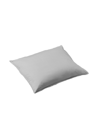 VIDE Enfärgat örngott i satin 50x60 cm Grå ONESIZE