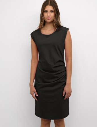 Kaffe Kaindia Round-Neck Dress - Black - XS
