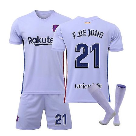 Barcelona udebane nr. 10 Messi nr. 25 Aubameyang 21 De Jong 9 Depay fodboldtrÃ ̧je Fati-trÃ ̧je bÃ ̧rnetrÃ ̧je 21 22 Messi 10 Z X