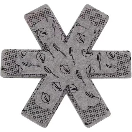 Potte- og pannebeskyttere, sett med 12 og 3 forskjellige størrelser, kokekarbeskyttersett/potte- og pannedeler/panneseparator