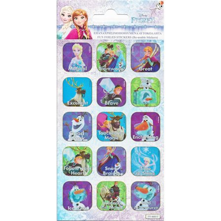 Frozen 15 kpl kimaltelevia tarroja tarra frost elsa anna