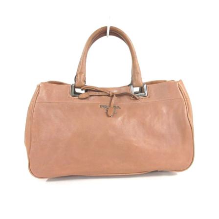 Prada Vintage, Pre-owned Handbag Roze, Dames, Maat:ONE Size,leer