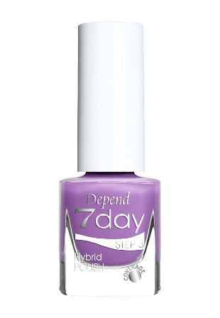 Depend 7day Hybrid Polish Sweden Nagellack Dam Lila 5 ML