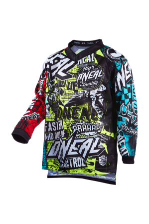 Bluză Motocross O'Neal Element Wild Tineret Multicolor XL
