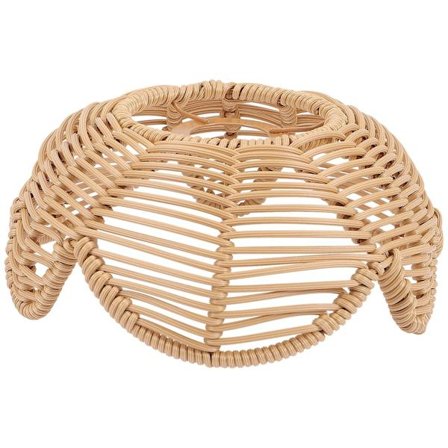 Dekorativ lampeskjerm retro lampeskjerm taklampeskjerm pastoral stil lampeskjerm (20.00X9.00X8.50CM, som vist på bildet)