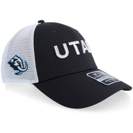 Fanatics - Svart trucker Keps - Utah Mammoth Auth Pro A Mesh Black/White Trucker @ Hatstore