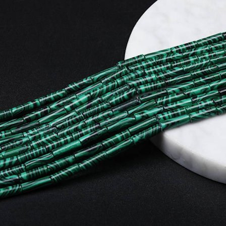 13x4 mm natursteinsrørperler gjør det selv-smykker 3 3