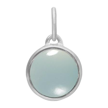 Frk. Lisberg, Noa pendant aqua chalcedon silver Blauw, Dames, Maat:ONE Size