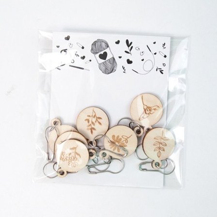 Låsande Maskmarkörer Virkning Låsande Nålklämma 8 ST/PÅSE