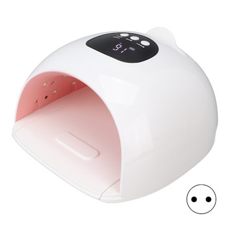 72W UV LED-nagelgelhärdande lampa 3 tidsinställningar 36 st ljuschips Snabbtorkande nagellackgel torktumlare 100-240VEU-kontakt